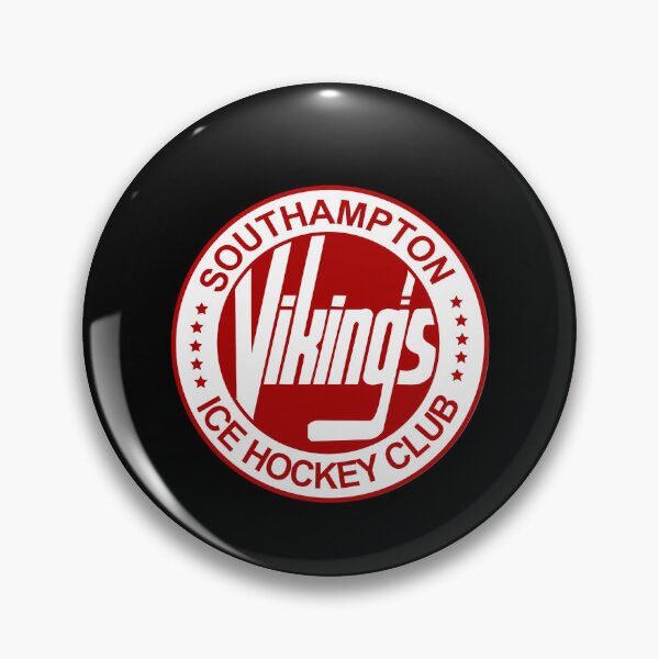 Item preview, Stylized White Text and Hockey Stick Motif Centered in a Red Circular designed and sold by Musa-Merch.