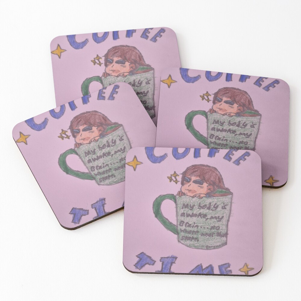 Item preview, Coasters (Set of 4) designed and sold by RadiatedSkull.