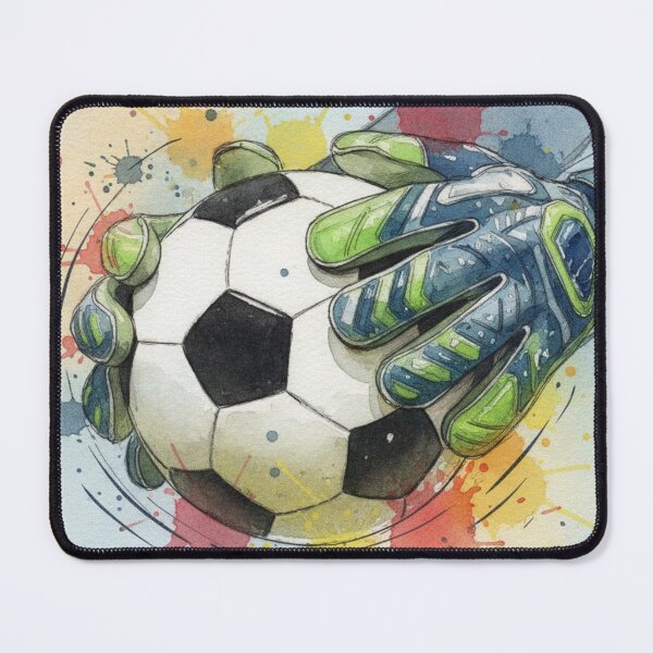 Item preview, Steel Hands | Goalkeeper Gloves with Watercolor Ball designed and sold by HeyHas.
