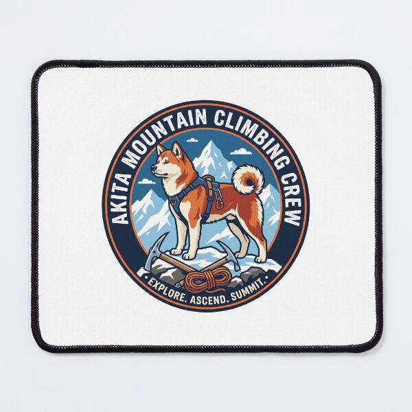 Item preview, Akita Mountain Climbing Crew Summit Trekking designed and sold by PictoVibe.