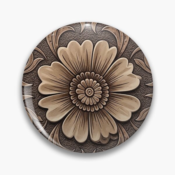 Item preview, Vintage Bloom: Sculpted Floral Cameo Pattern designed and sold by LiveLearnCreate.