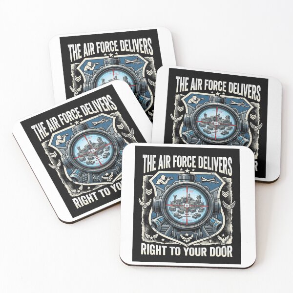Item preview, The Airforce Delivers Right To Your Door – Vintage Military T‑Shirt designed and sold by Tws-Tees.