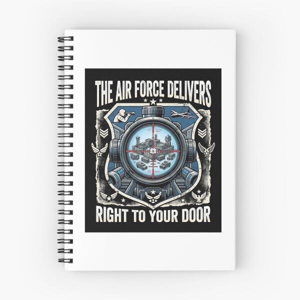 Item preview, The Airforce Delivers Right To Your Door – Vintage Military T‑Shirt designed and sold by Tws-Tees.