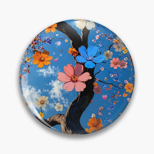 Item preview, Colorful Floral Tree Aesthetic Phone Case designed and sold by MoodPopz Studio.