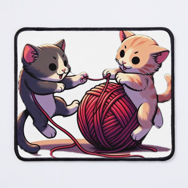 Item preview, Kittens Playing with Yarn designed and sold by Joel0708.
