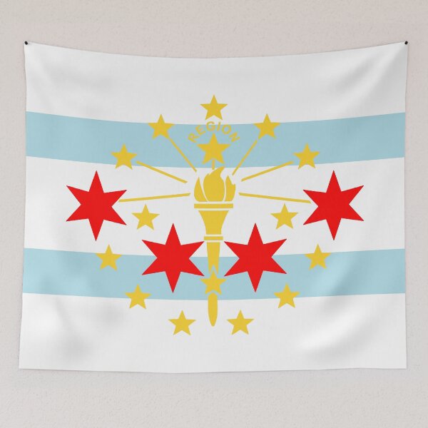 Item preview, Northwest Indiana Flag -The Region Flag - NWI Logo T-Shirt designed and sold by HoganHandmade.