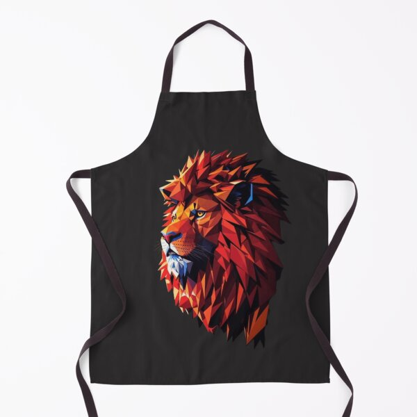 Item preview, Geometric Lion Head Low Poly King of Beasts Animal Art designed and sold by BodaZZ.