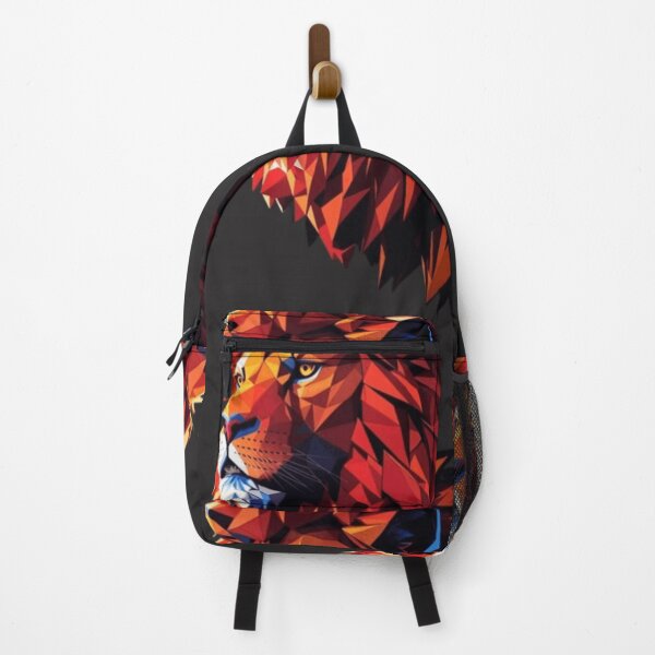 Item preview, Geometric Lion Head Low Poly King of Beasts Animal Art designed and sold by BodaZZ.