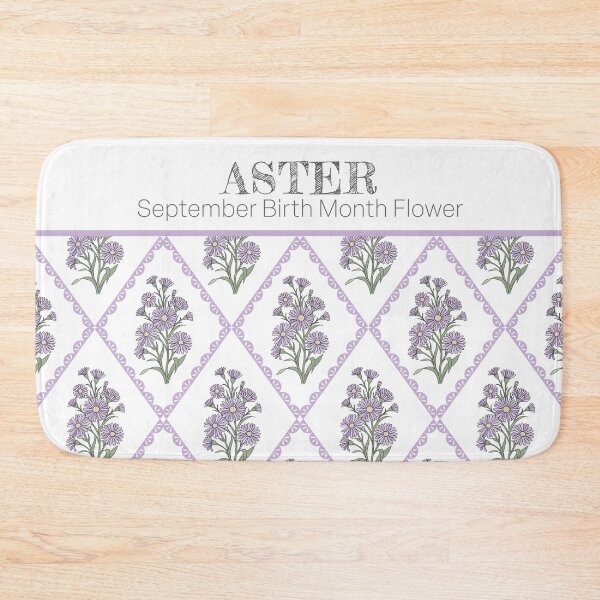 Item preview, Aster Flower Pattern | Vintage Botanical Cottagecore Floral Design designed and sold by storieslanguage.