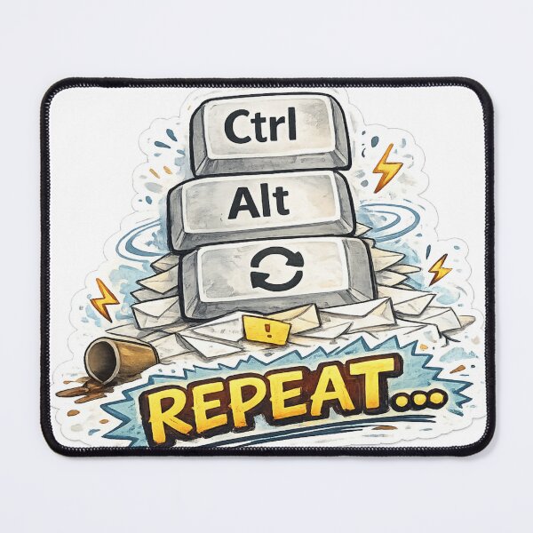 Item preview, Ctrl Alt Repeat designed and sold by Genzfirevibes.