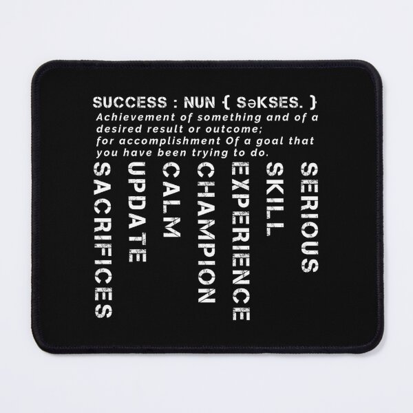 Item preview, Black and White Motivational Quote about the Definition of SUCCESS. designed and sold by Giulivo Store Graphic.