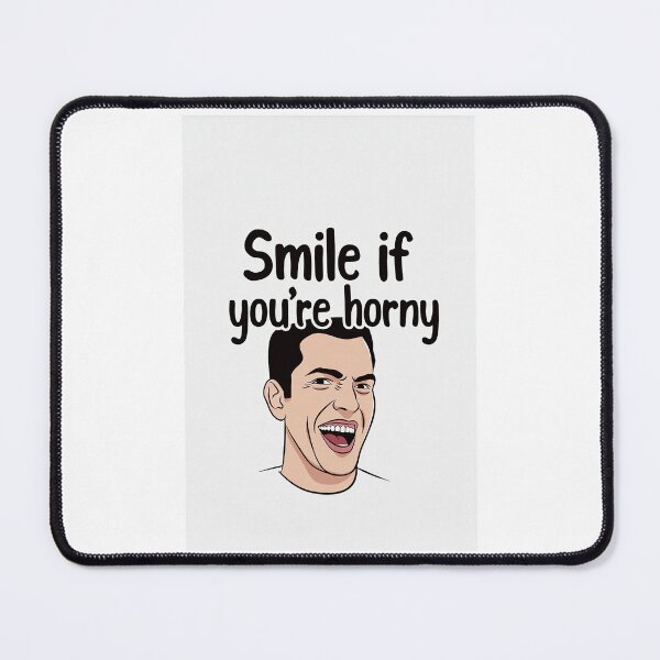 Item preview, Smile If You're Horny | Cheeky Funny Shirt designed and sold by FatCatStudios.