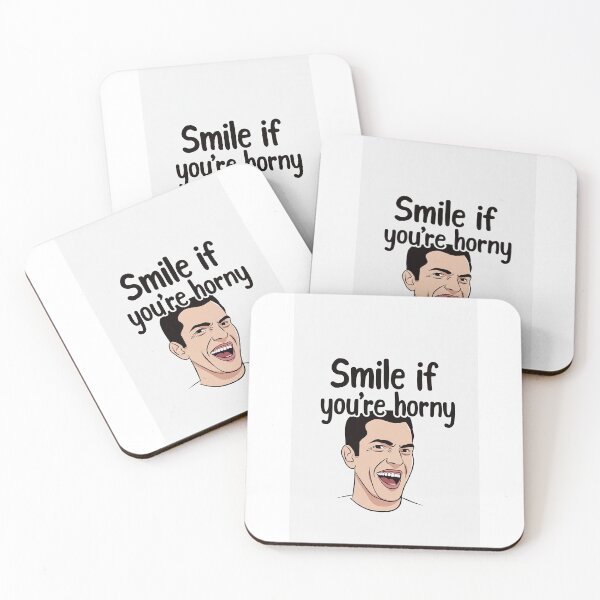 Item preview, Smile If You're Horny | Cheeky Funny Shirt designed and sold by FatCatStudios.