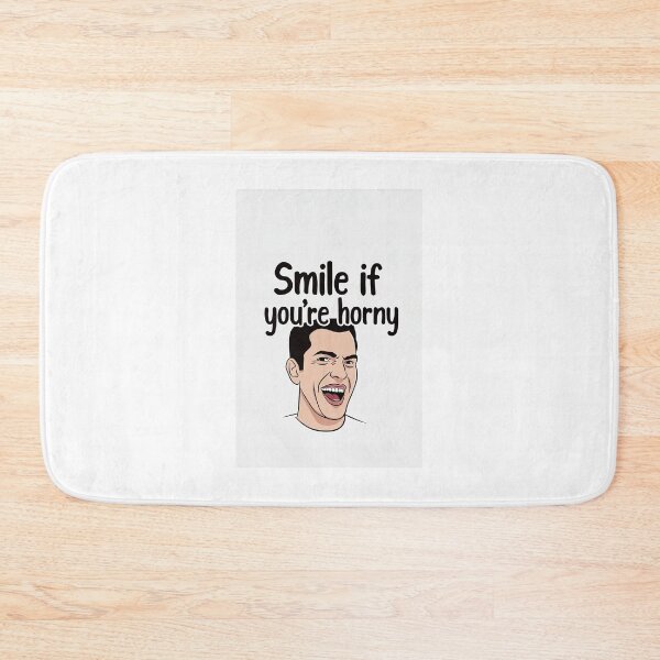 Item preview, Smile If You're Horny | Cheeky Funny Shirt designed and sold by FatCatStudios.