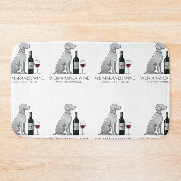 Item preview, Weimaraner Wine Vineyard Sommelier Tasting Glass designed and sold by PictoVibe.