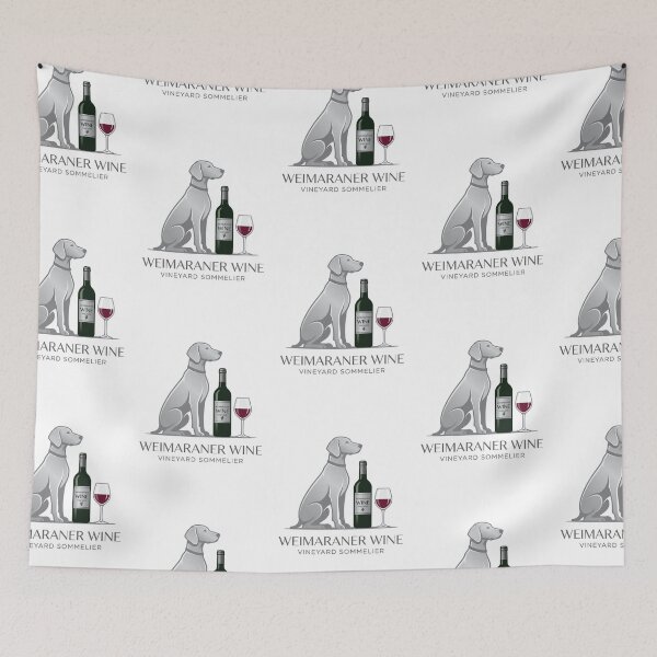 Item preview, Weimaraner Wine Vineyard Sommelier Tasting Glass designed and sold by PictoVibe.