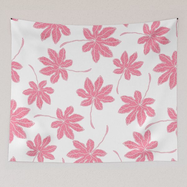 Item preview, Aesthetic Blush Pink Tropical Leaves Pattern designed and sold by altastudio.