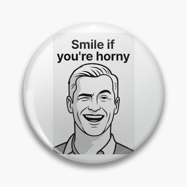 Item preview, Smile If You're Horny | Cheeky Funny Shirt designed and sold by FatCatStudios.