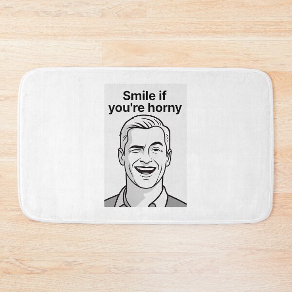 Item preview, Smile If You're Horny | Cheeky Funny Shirt designed and sold by FatCatStudios.