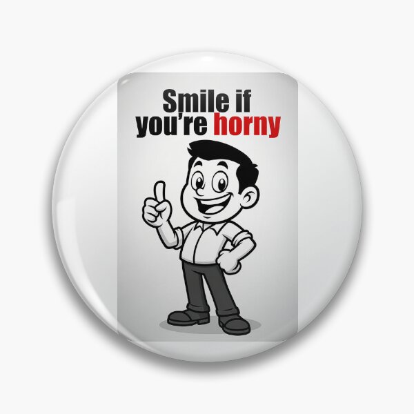 Item preview, Smile If You're Horny | Cheeky Funny Shirt designed and sold by FatCatStudios.