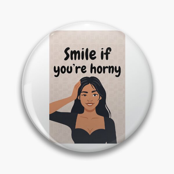 Item preview, Smile If You're Horny | Cheeky Funny Shirt designed and sold by FatCatStudios.