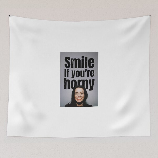 Item preview, Smile If You're Horny | Cheeky Funny Shirt designed and sold by FatCatStudios.