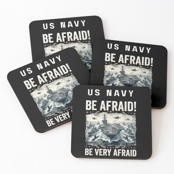 Item preview, US Navy Be afraid be very afraid– Navy Battle Group Vintage Military T-Shirt designed and sold by Tws-Tees.