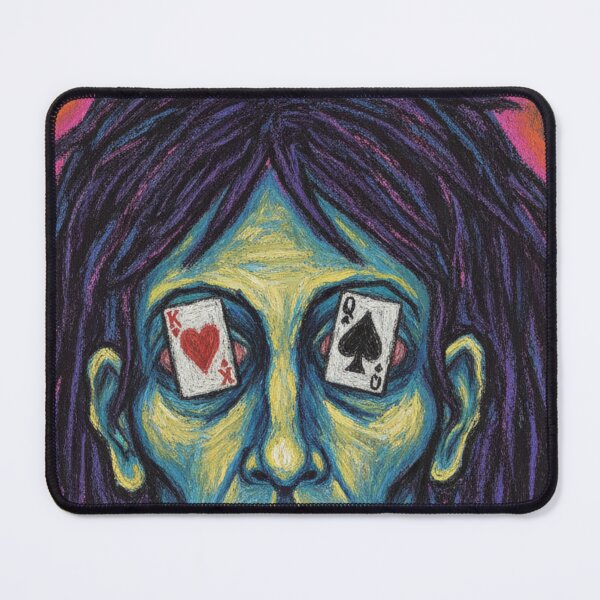 Item preview, Destiny in the Gaze | Surrealist Portrait with Letters designed and sold by HeyHas.