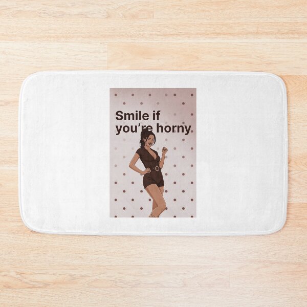 Item preview, Smile If You're Horny | Cheeky Funny Shirt designed and sold by FatCatStudios.