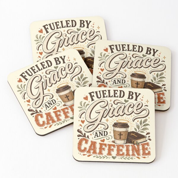 Item preview, Christian Coffee, Fueled By Grace And Caffeine designed and sold by graphic-genie.