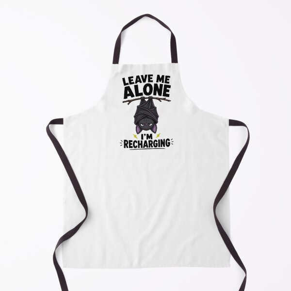 Item preview, Bat Alone Recharging Introvert Humor Cartoon designed and sold by Artmares.