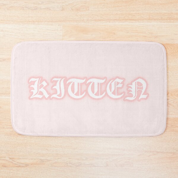Item preview, Pastel "Kitten" Gothic Old English Text | Cute Pink Y2K Gothic Typography designed and sold by KawaiiTexts.
