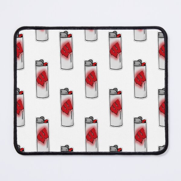 Item preview, University of Wisconsin lighter designed and sold by Lucia-art.