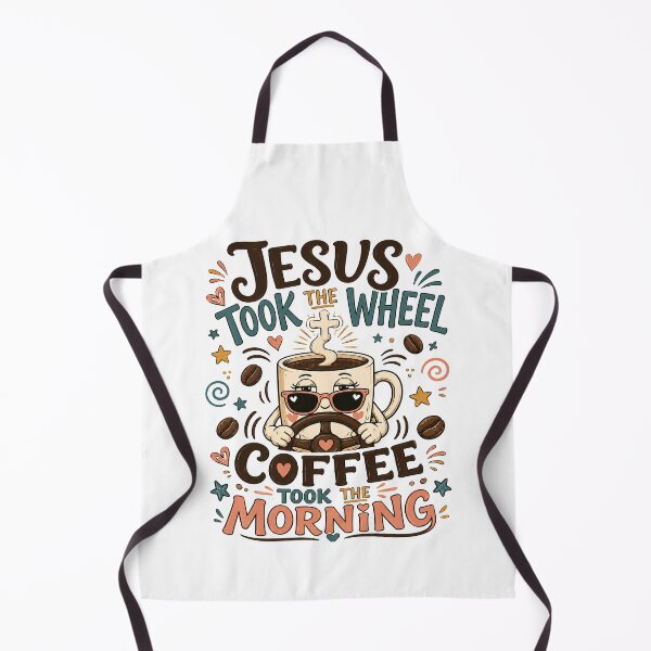 Item preview, Christian Coffee, Jesus Took The Wheel Coffee Took The Morning designed and sold by graphic-genie.