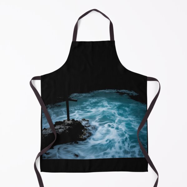 Item preview, Ocean Wave Cross Fluid Faith Rocky Shore Design designed and sold by Avery Lane Studios.