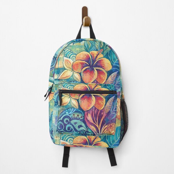 Item preview, Abstract Hibiscus Floral Pattern - Textured Fine Art Botanical designed and sold by sunnthreads.