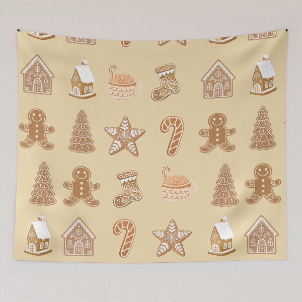 Item preview, Gingerbread throw pillow, Christmas Decorative Accent designed and sold by JCozycorner.