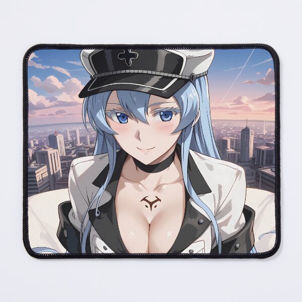 Item preview, Esdeath Akame Ga Kill Sunset Skyline Ice Queen designed and sold by B5fivemerch.