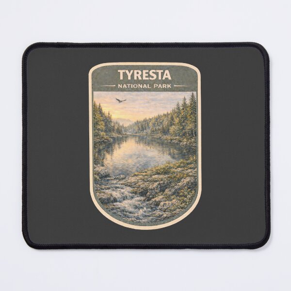 Item preview, Vintage Sweden National Park Travel Print: Tyresta designed and sold by PinUpPizzazz.