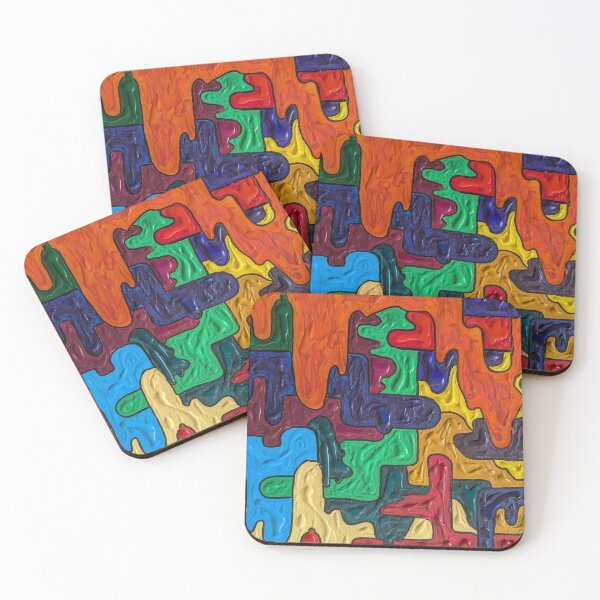 Item preview, Goopy Slime Puzzle - Abstract Art designed and sold by ivanafive.