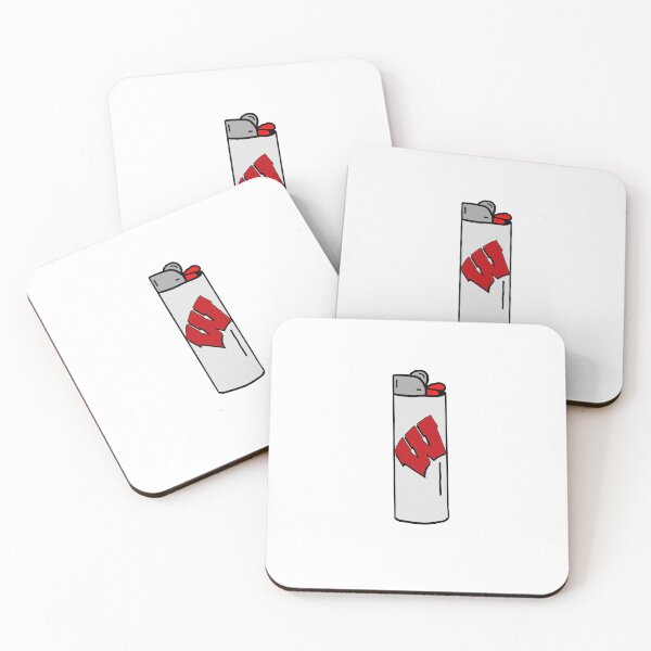 Item preview, University of Wisconsin lighter designed and sold by Lucia-art.