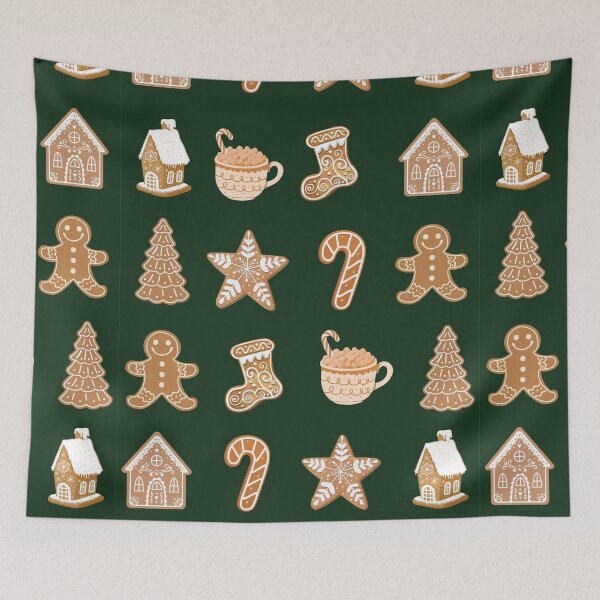 Item preview, Gingerbread throw pillow, Christmas Decorative Accent designed and sold by JCozycorner.