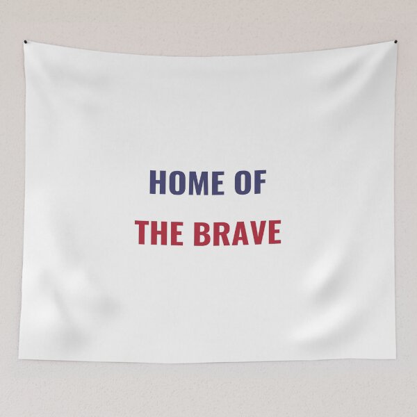Item preview, HOME OF THE BRAVE Shirt – Patriotic USA Tee | Uncle Jichuan designed and sold by Uncle-Jichuan.
