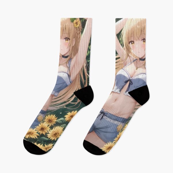 Item preview, Mahiru Shiina Angel Next Door Sunflower Forest Soft Blue designed and sold by B5fivemerch.