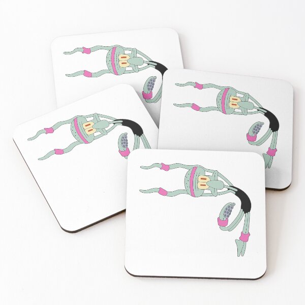 Item preview, Squidward Stretching Funny Cartoon designed and sold by LuloCreative.