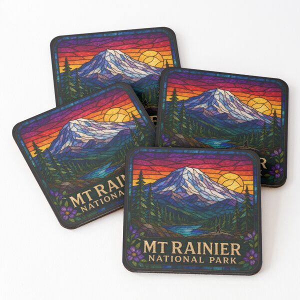Item preview, Sunset at Mount Rainier designed and sold by Swanny's Custom T-shirt and Gift Designs.