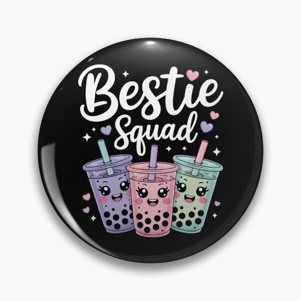 Item preview, Bestie Squad Twin Day For Girls BFF Boba Tea Best Friend  designed and sold by sailorjessiArt.