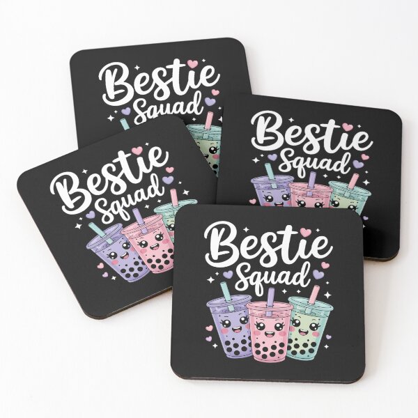 Item preview, Bestie Squad Twin Day For Girls BFF Boba Tea Best Friend  designed and sold by sailorjessiArt.