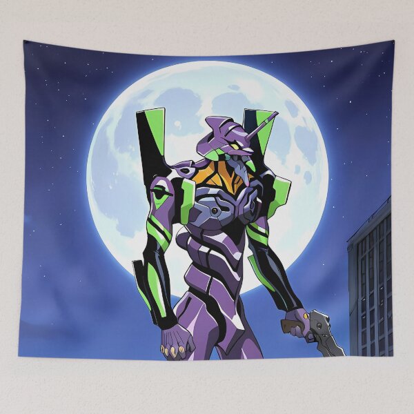 Item preview, Evangelion Unit 01 Neon Genesis Evangelion Full Moon Stand designed and sold by B5fivemerch.