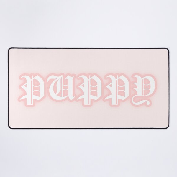 Item preview, Pastel "Puppy" Gothic Old English Text | Cute Pink Y2K Gothic Typography designed and sold by KawaiiTexts.